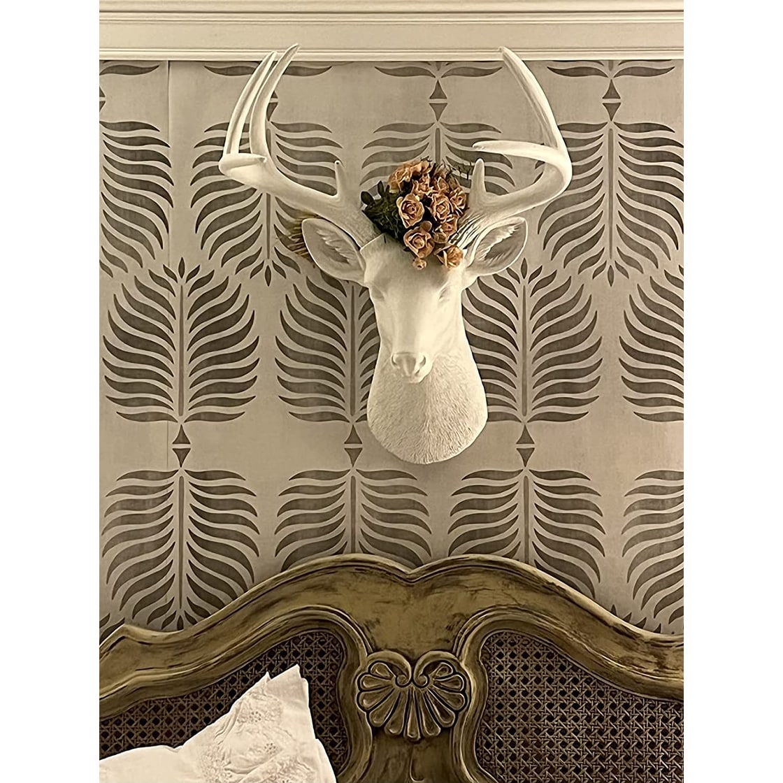 Wall Charmers Testa di cervo bianco