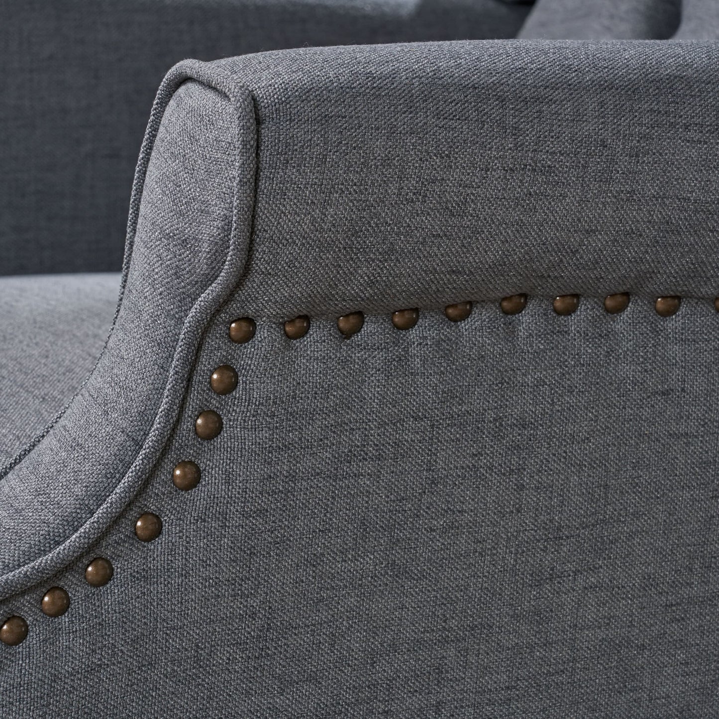 Poltrona reclinabile con schienale alto e rivestimento in tessuto Walter di Christopher Knight Home