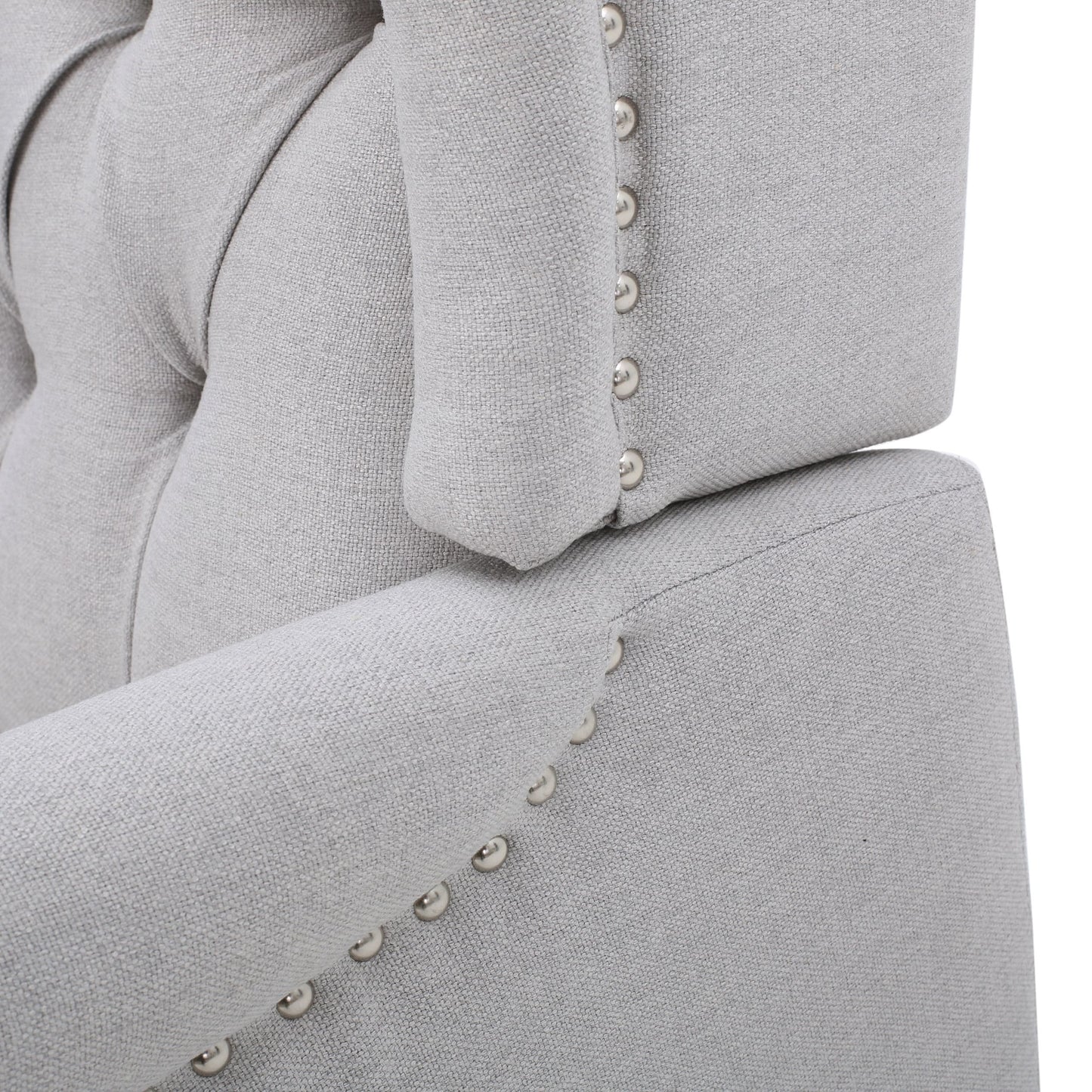 Poltrona reclinabile con schienale alto e rivestimento in tessuto Walter di Christopher Knight Home