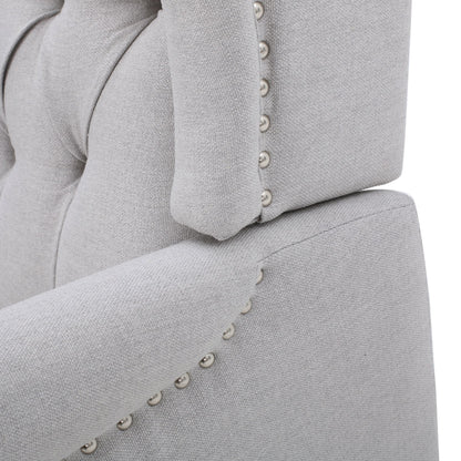 Poltrona reclinabile con schienale alto e rivestimento in tessuto Walter di Christopher Knight Home