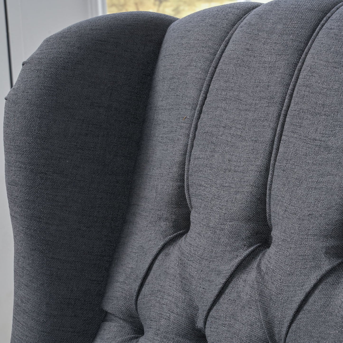 Poltrona reclinabile con schienale alto e rivestimento in tessuto Walter di Christopher Knight Home