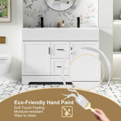 Mobile bagno Wavy Line 30/36/48 con lavabo e rubinetto