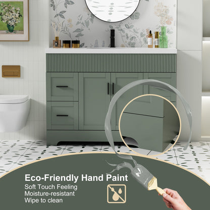 Mobile bagno Wavy Line 30/36/48 con lavabo e rubinetto