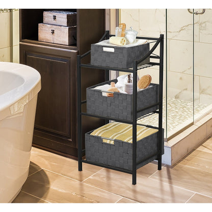 Set di cestini intrecciati da 7 pezzi