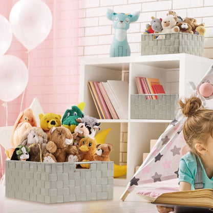 Set di cestini intrecciati da 7 pezzi