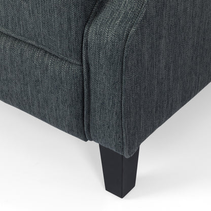 Poltrona reclinabile con schienale reclinabile in tessuto trapuntato Wellscross Contemporary di Christopher Knight Home