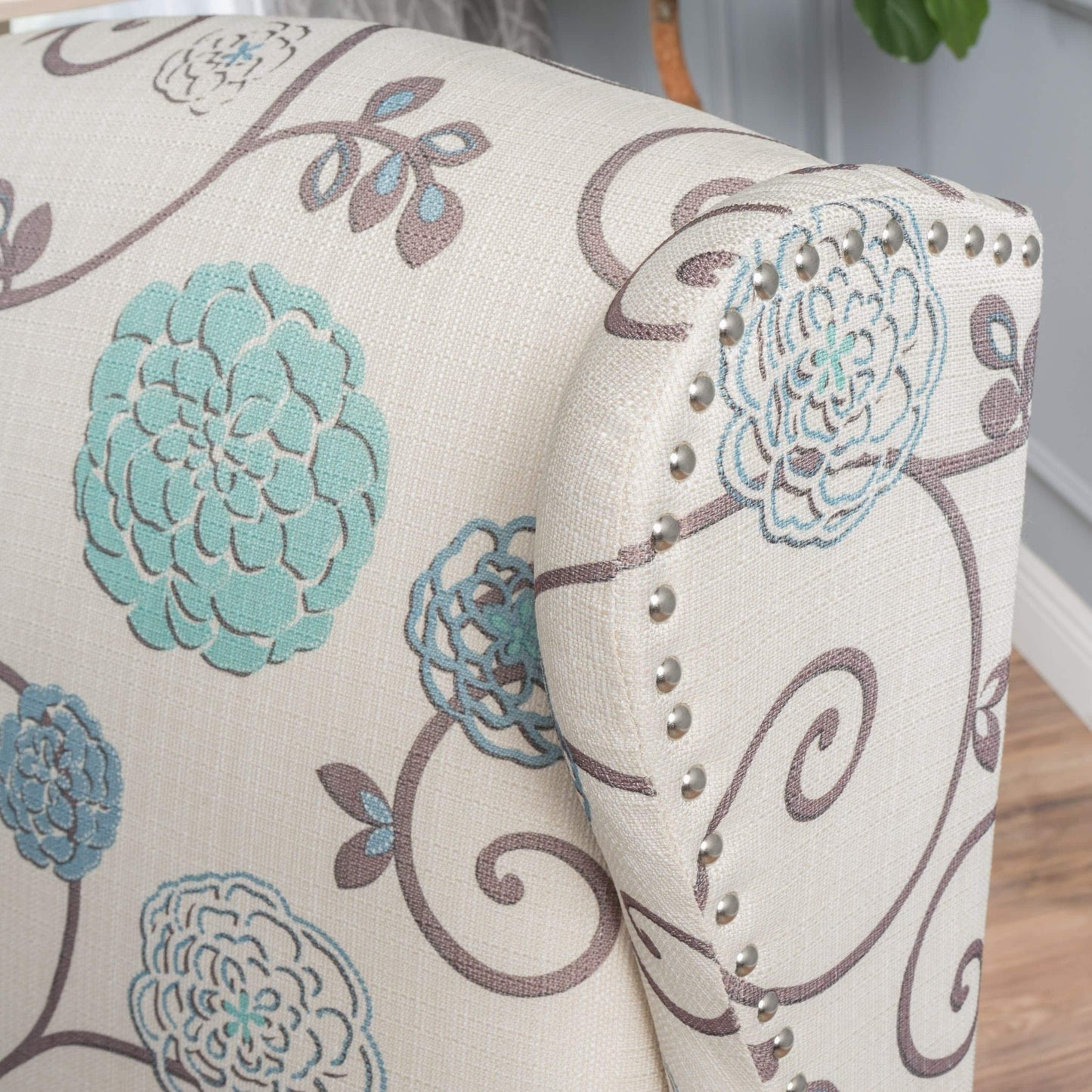 Poltrona reclinabile Wescott Wingback Pushback di Christopher Knight Home