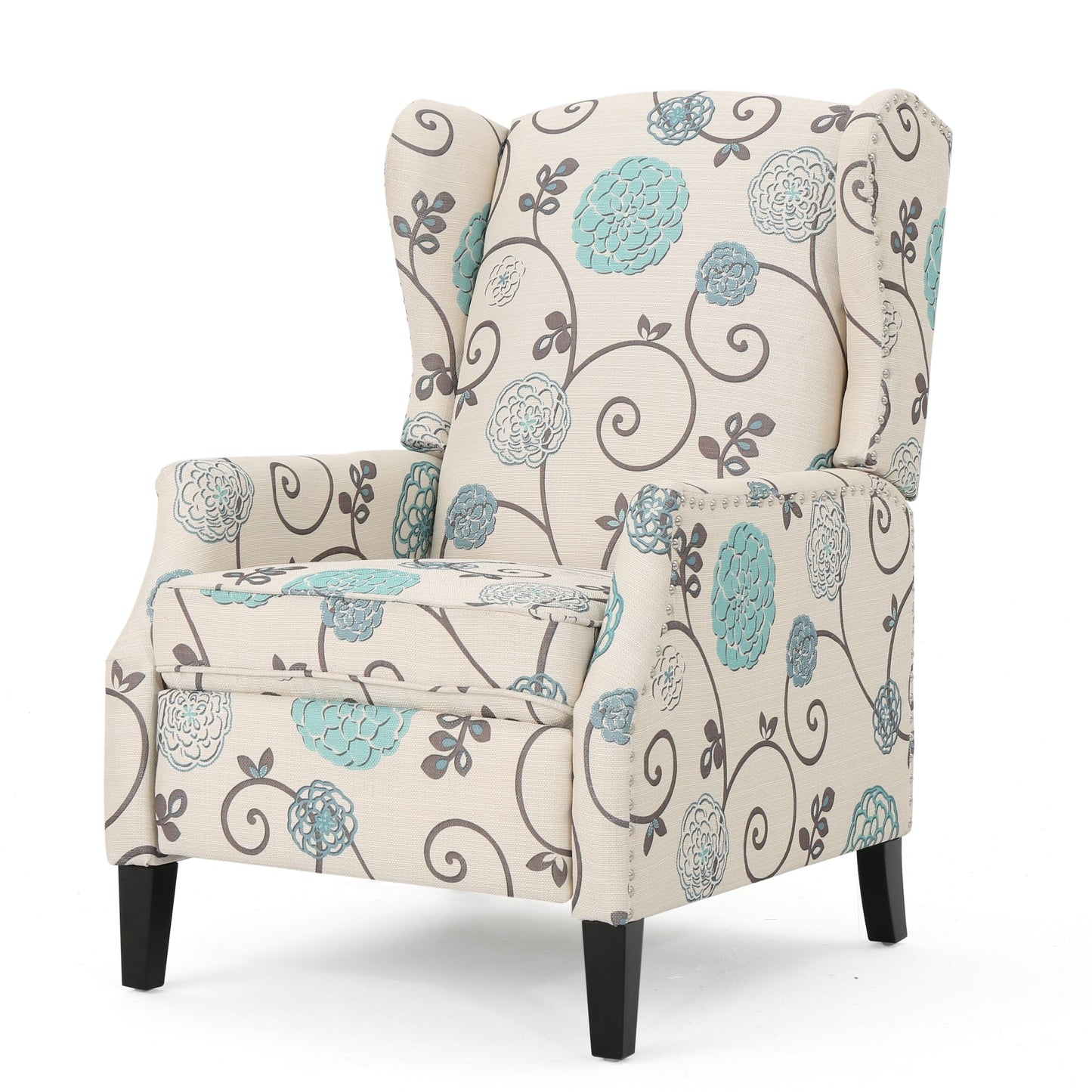 Poltrona reclinabile Wescott Wingback Pushback di Christopher Knight Home