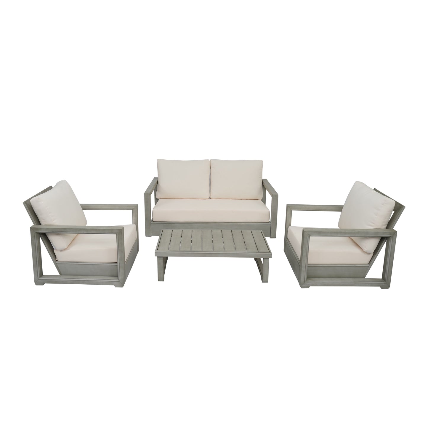 Set da salotto Westchester in acacia da 4 pezzi di Christopher Knight Home