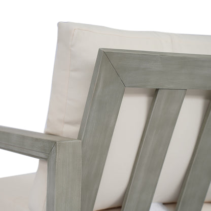 Set da salotto Westchester in acacia da 4 pezzi di Christopher Knight Home