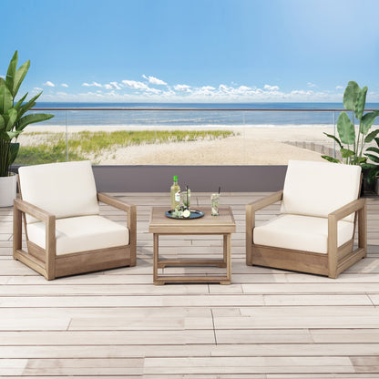 Set da chat in legno di acacia Westchester di Christopher Knight Home