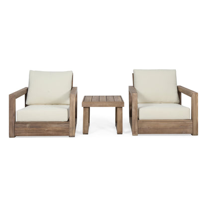Set da chat in legno di acacia Westchester di Christopher Knight Home