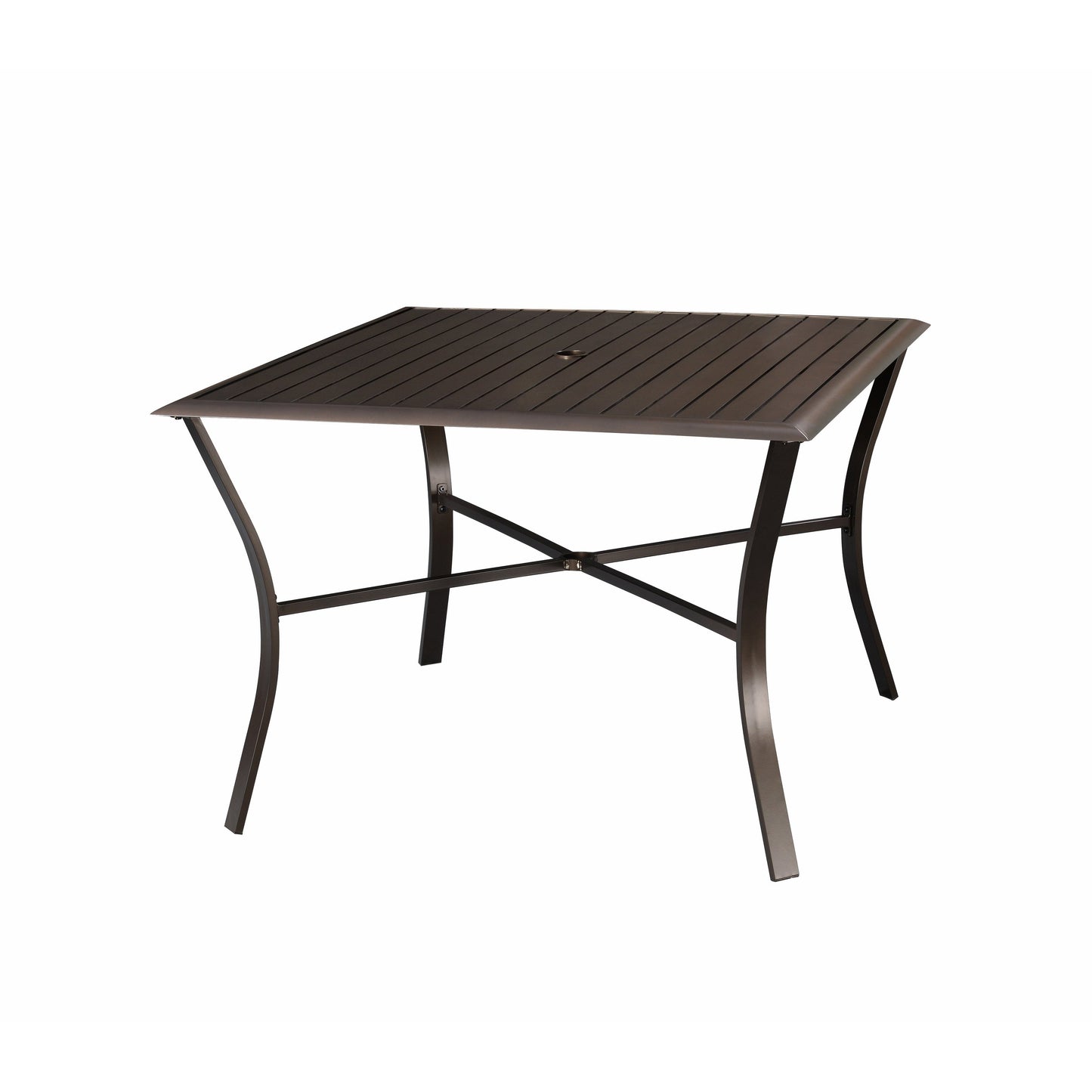 Set da pranzo girevole a dondolo Westin in alluminio e vimini da 5 pezzi