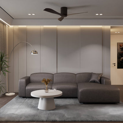 Set da conversazione imbottito Whisper con sedie modulari, braccioli agganciabili e pouf per soggiorno