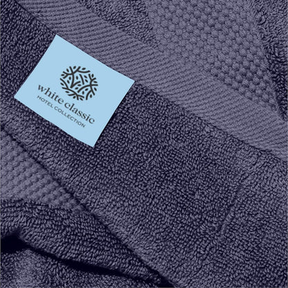 Asciugamano in cotone di lusso classico bianco 16x30 - Set di 6