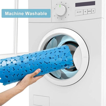 Tappetino antiscivolo per vasca da bagno HomeRoots 35 ciottoli bianchi per spa