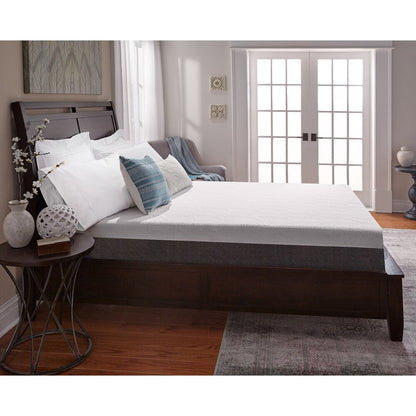 Materasso ortopedico in memory foam Cal King-size da 10 pollici White by Sarah Peyton