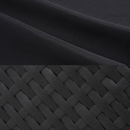 Set di divani componibili in vimini e rattan per patio