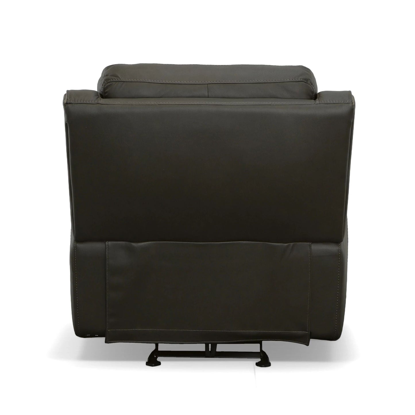 Poltrona reclinabile elettrica Wicklow in pelle con poggiatesta elettrico di Flexsteel