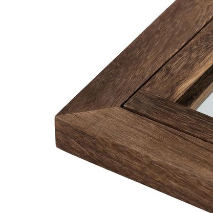 Specchio per finestra in legno ad arco 71'' L*31'' W