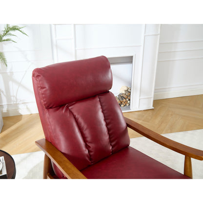 Poltrona chaise longue regolabile rosso vino 26.38