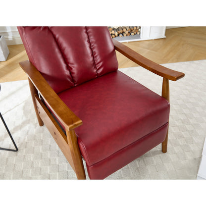 Poltrona chaise longue regolabile rosso vino 26.38