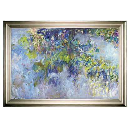Glicine -Claude Monet - Cornice d'argento