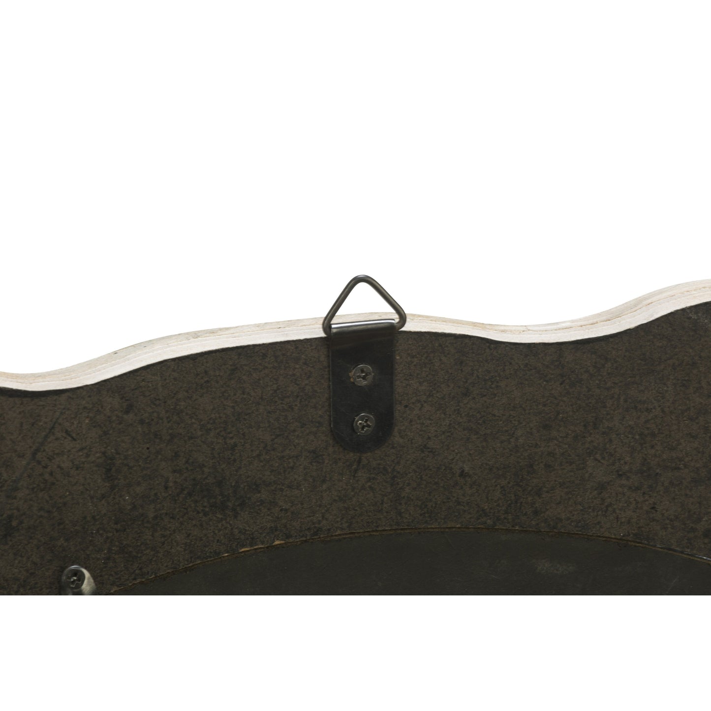 Specchio con cornice in legno di pesce - Blu