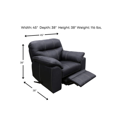 Poltrona reclinabile a dondolo Timberline di Woodhaven Furniture