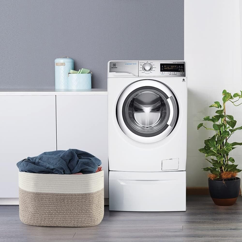 Cestini intrecciati per riporre oggetti, set da 3