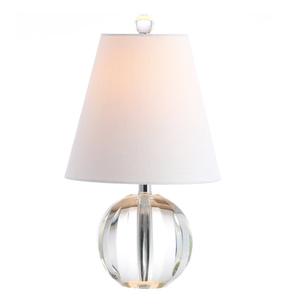Lampada da tavolo a LED Goddard 16 Crystal Ball/Metal, di JONATHAN Y