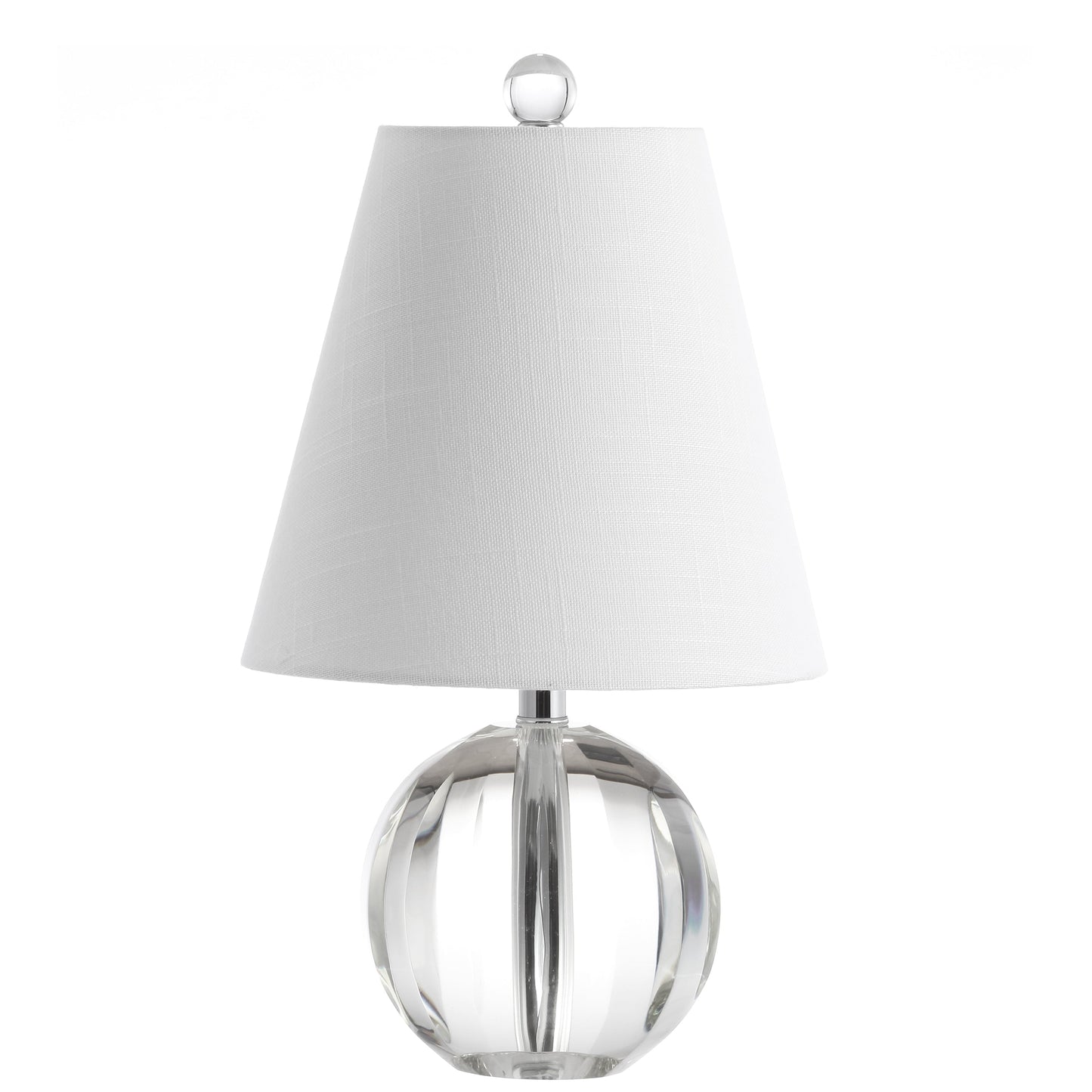 Lampada da tavolo a LED Goddard 16 Crystal Ball/Metal, di JONATHAN Y