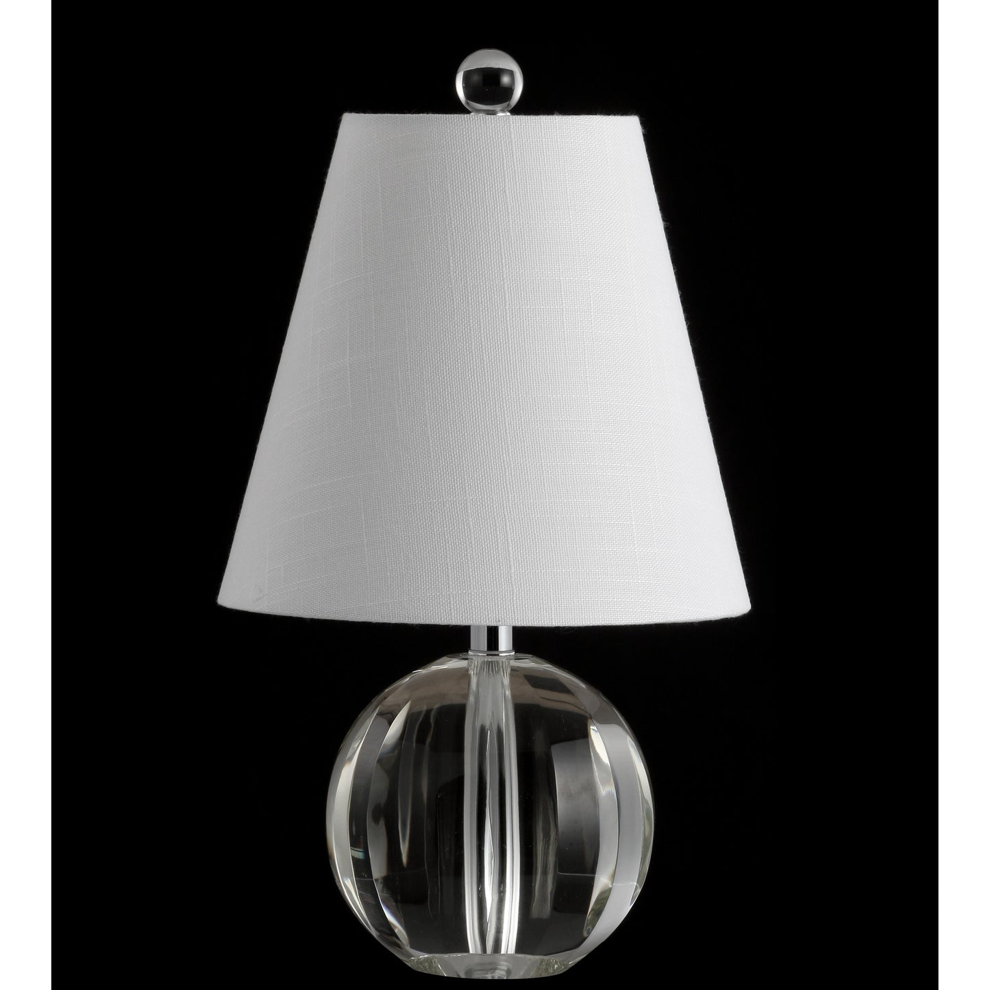 Lampada da tavolo a LED Goddard 16 Crystal Ball/Metal, di JONATHAN Y