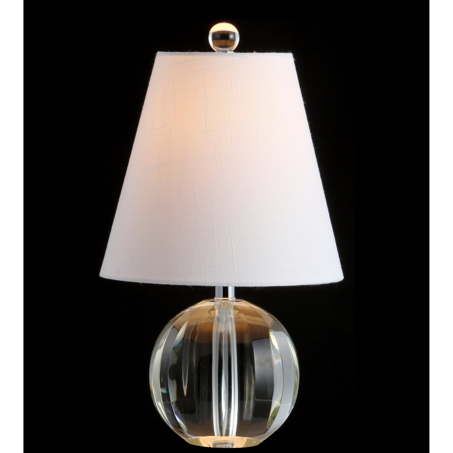 Lampada da tavolo a LED Goddard 16 Crystal Ball/Metal, di JONATHAN Y