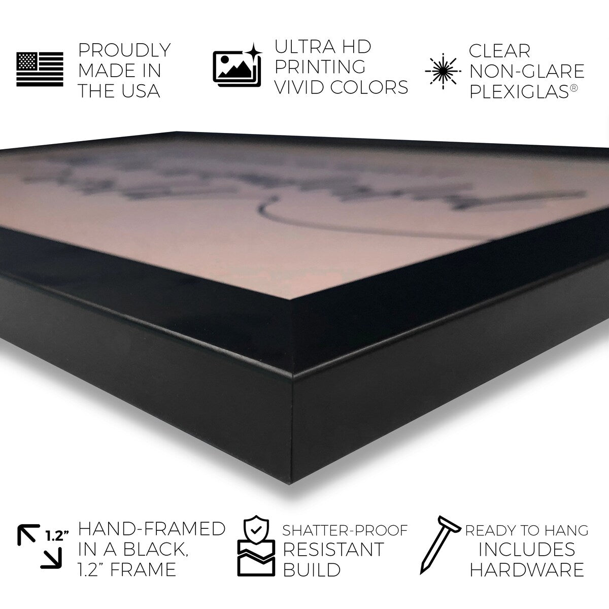 Stampe artistiche tropicali chinoiserie con cornice blu di Wynwood Studio Tropical Collage