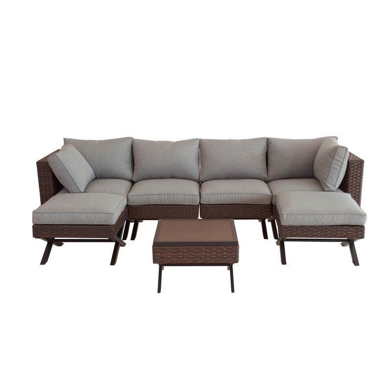 Patio Festival X-Leg Set da conversazione all'aperto da 7 pezzi