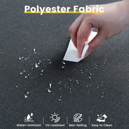 Set da conversazione in vimini da 6 pezzi per mobili da giardino XIZZI con sedia girevole