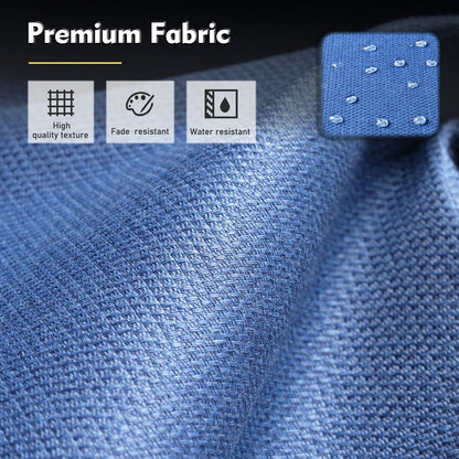 Set di divani da conversazione con seduta profonda per mobili da esterno in vimini da patio XIZZI da 6 pezzi