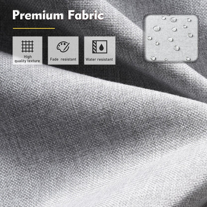 Set di divani da conversazione con seduta profonda per mobili da esterno in vimini da patio XIZZI da 6 pezzi