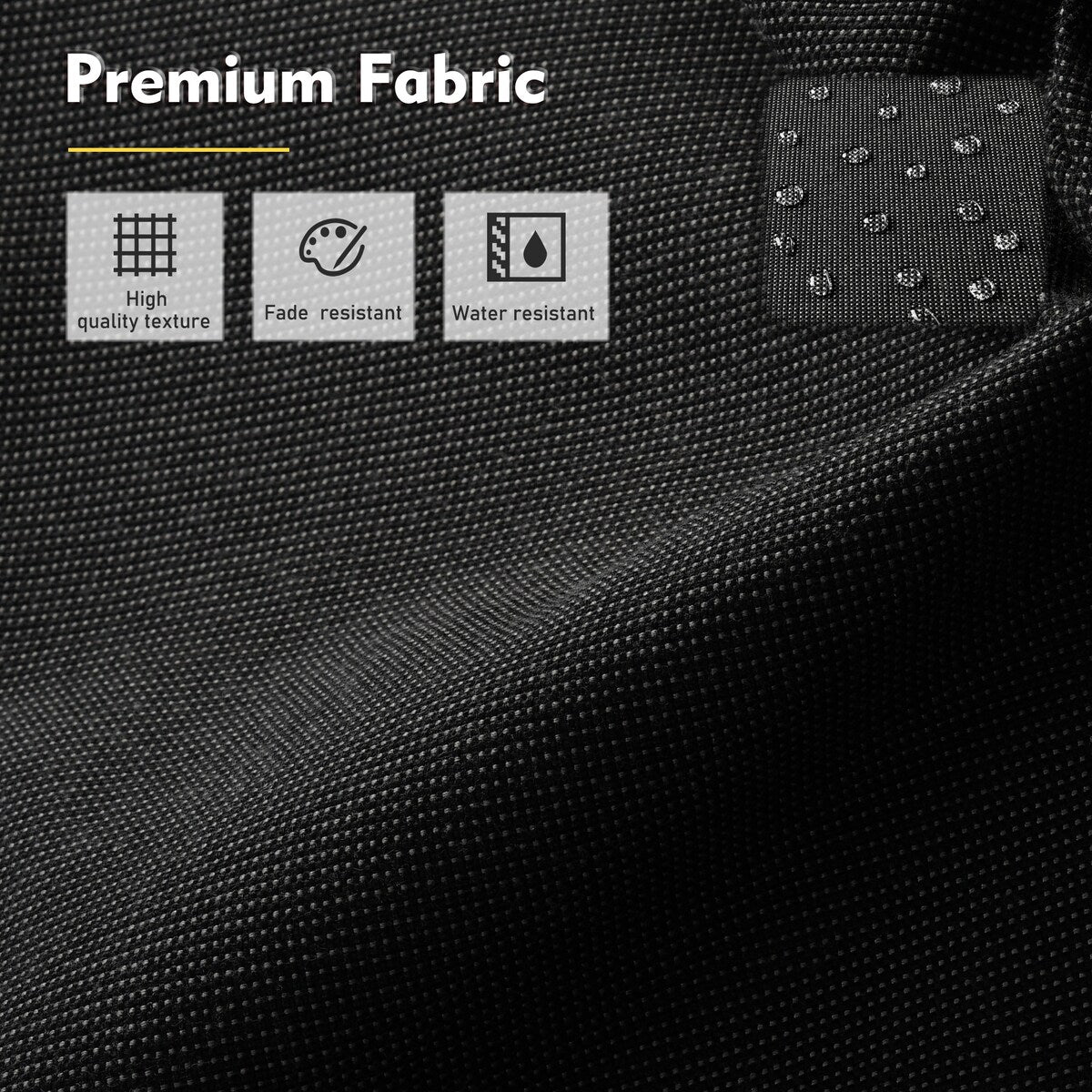 Set di divani da conversazione con seduta profonda per mobili da esterno in vimini da patio XIZZI da 6 pezzi