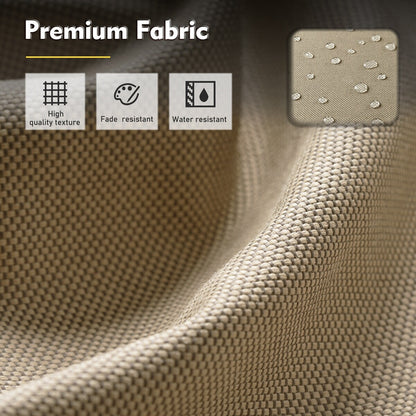 Set di divani da conversazione con seduta profonda per mobili da esterno in vimini da patio XIZZI da 6 pezzi