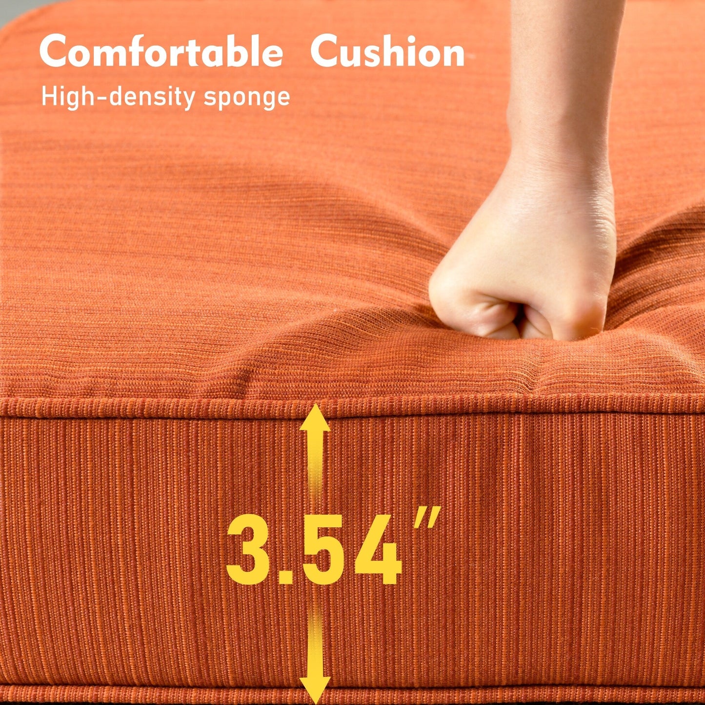 Set di mobili da esterno XIZZI da 6 pezzi con schienale alto e sedia girevole