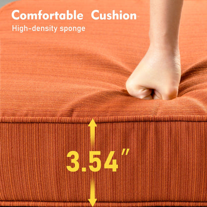 Set di mobili da esterno XIZZI da 6 pezzi con schienale alto e sedia girevole