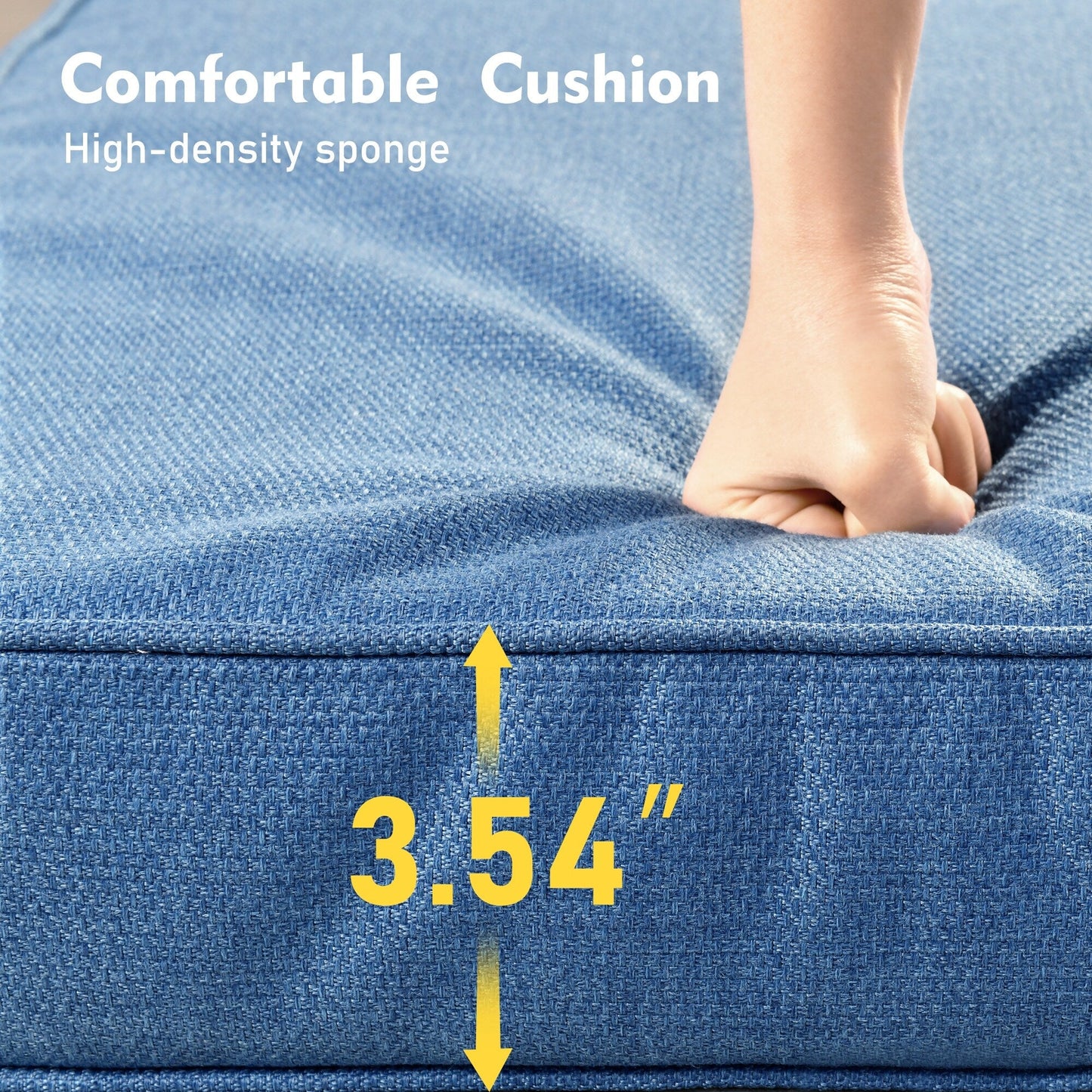 Set di mobili da esterno XIZZI da 6 pezzi con schienale alto e sedia girevole