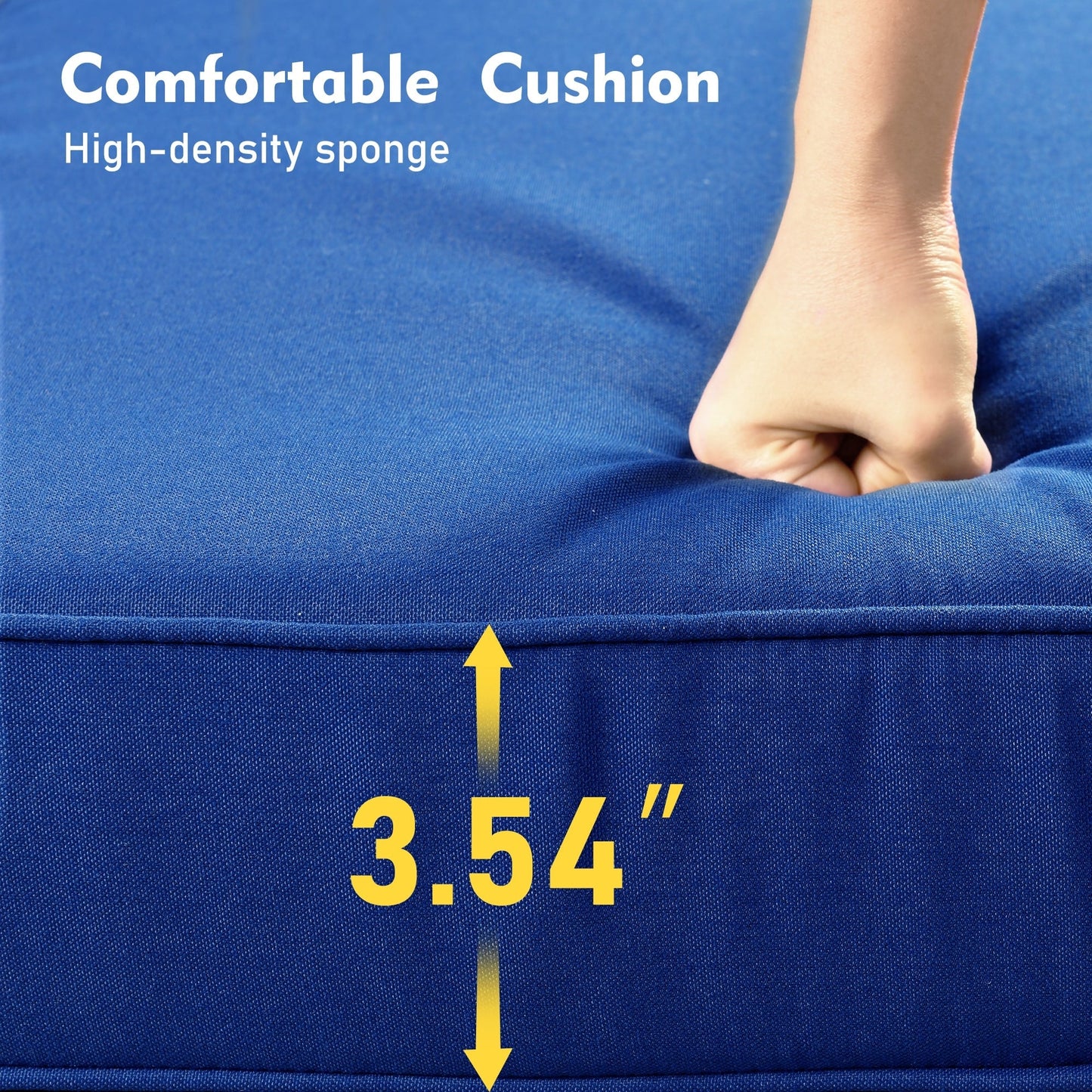 Set di mobili da giardino XIZZI da 8 pezzi, sedie girevoli per esterni in vimini