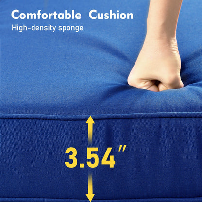 Set di mobili da giardino XIZZI da 8 pezzi, sedie girevoli per esterni in vimini