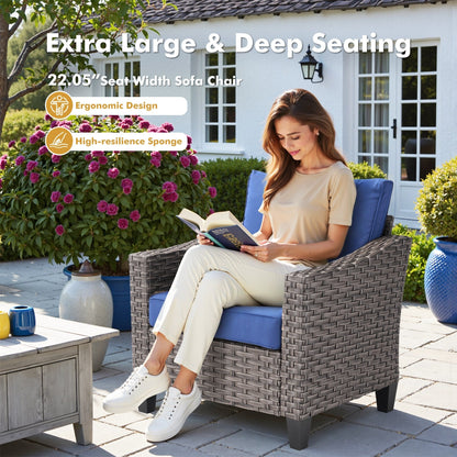 Set di mobili da esterno XIZZI con tavolo da fuoco