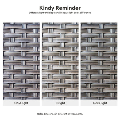 Set di mobili da esterno XIZZI con tavolo da fuoco