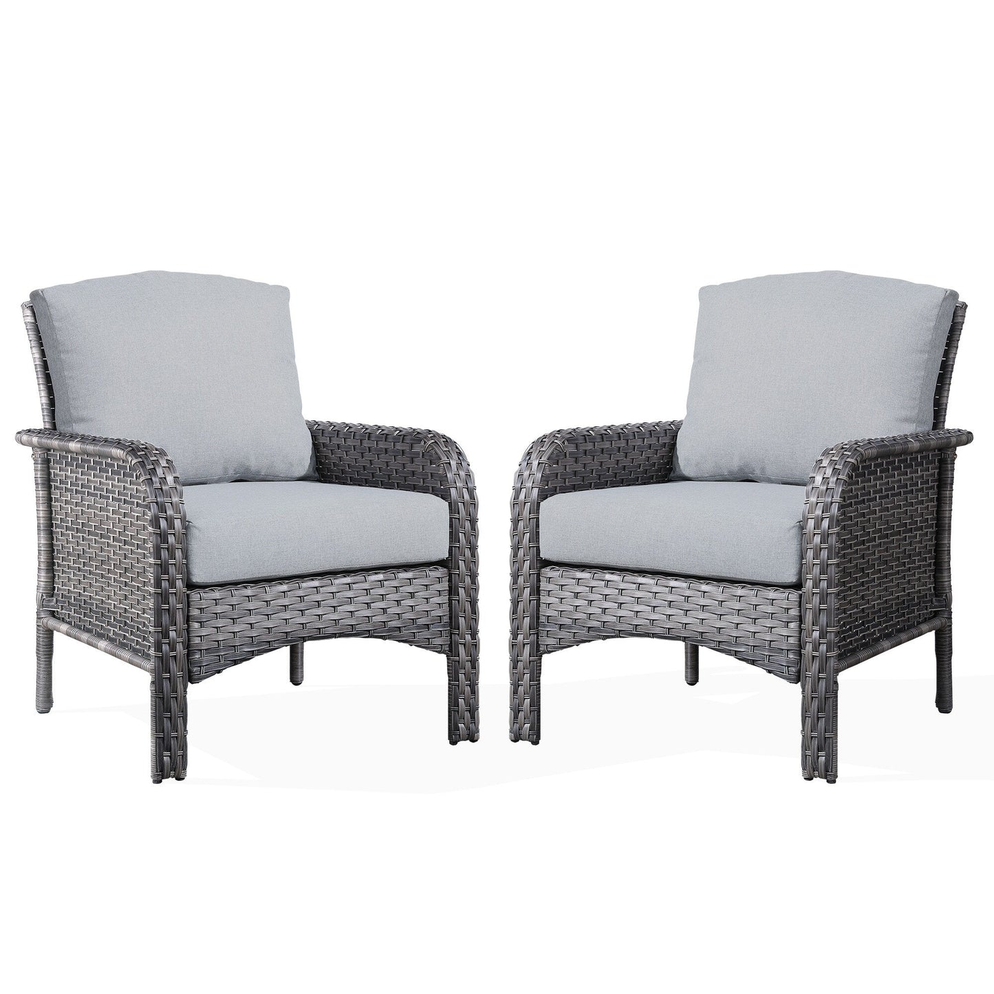 Set di sedie in vimini per esterni XIZZI (set da 2)