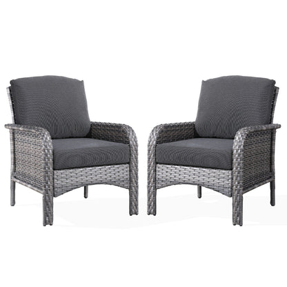 Set di sedie in vimini per esterni XIZZI (set da 2)